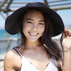 COPY - Simplicity UPF 50+ Wide Brim Roll-up Straw Sun Hat Sun - Brand New